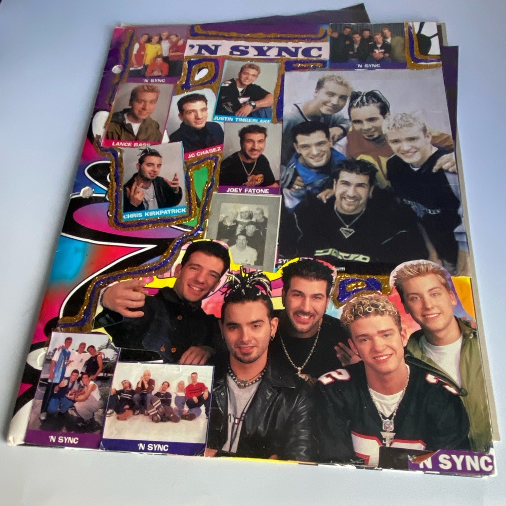 NSYNC folder with NSYNC and Brittney Spears Pictures & Posters